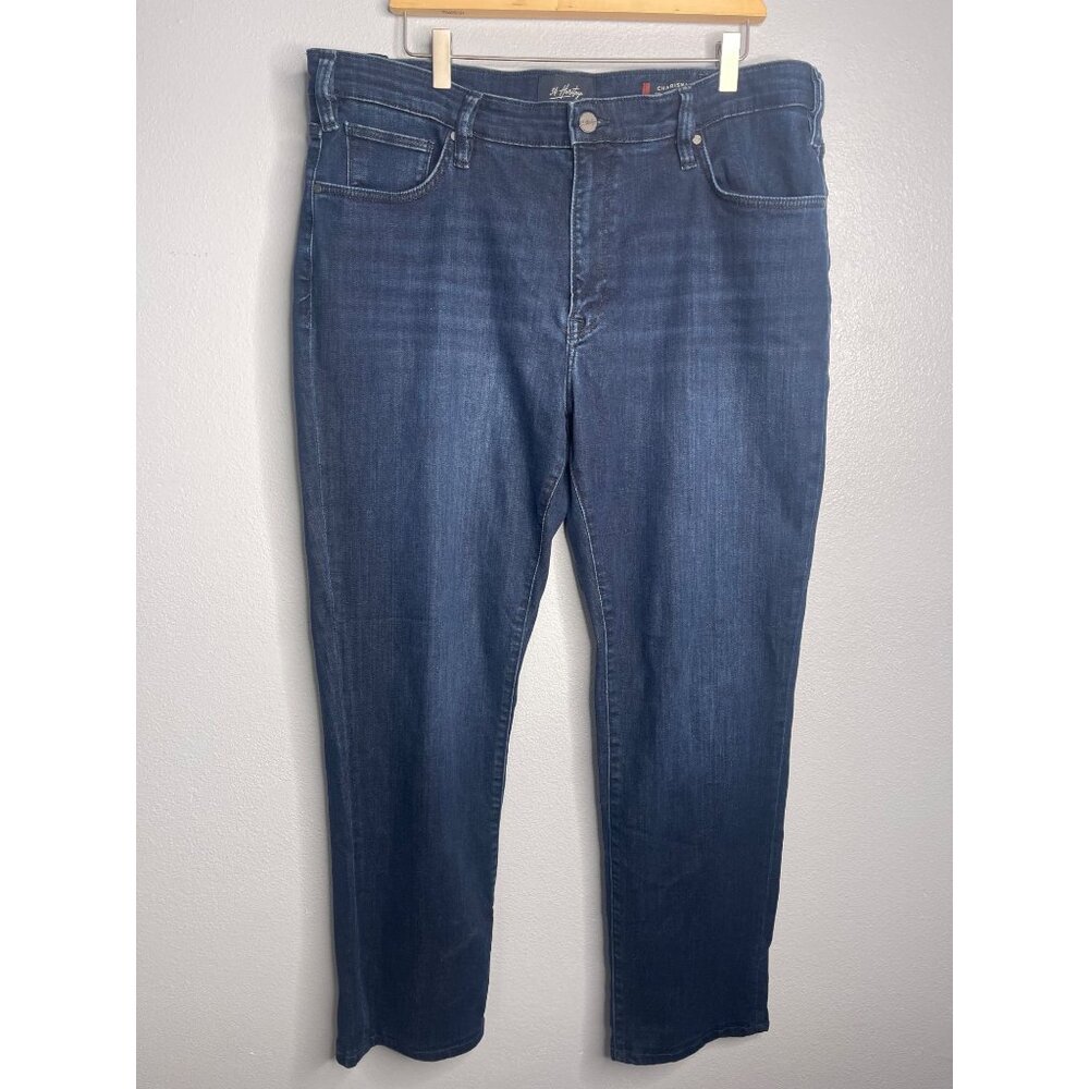 34 Heritage Charisma Mens Dark Wash Denim Jeans Classic Fit Size 38x30 Stretch
